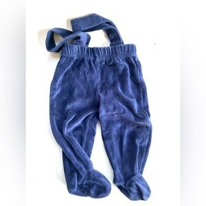 Gianna Mae velvet overall / 9-12 months